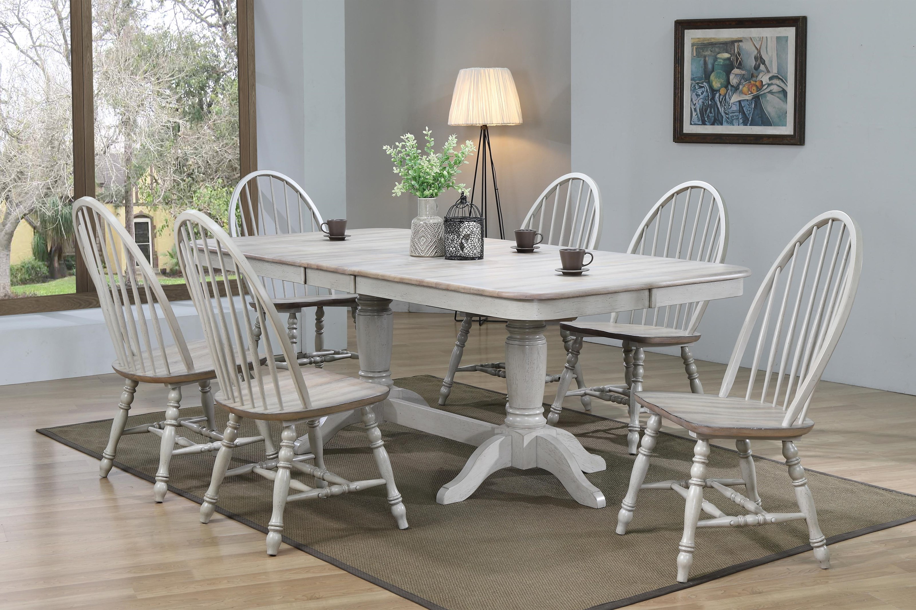 Winners Only Ridgewood Table & 6 Chairs Reeds Furniture Dining 7 (or more) Piece Sets